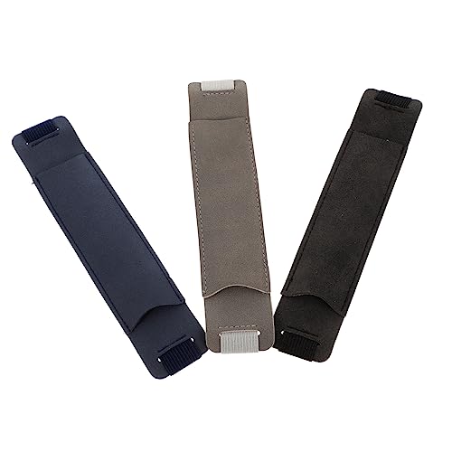 TEHAUX 6stücke Retro Pu Stifthalter Mit Elastischem Band Füllfederhalter Schutzhüllen Für Notizbuch Tragbare Stiftetuis Schwarz Und Dunkelblau von TEHAUX
