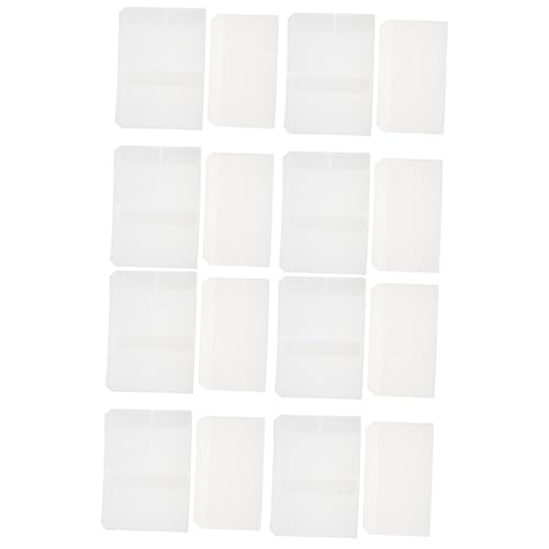 TEHAUX 2 Sätze Visitenkartentasche Rechnungstasche Inhaber Jungs Bindemittel Visitenkarten Halterung Dokumententasche Notizbuch Loseblatt-Taschen Geldscheintaschen Eva Weiß 10 Stück * 2 von TEHAUX