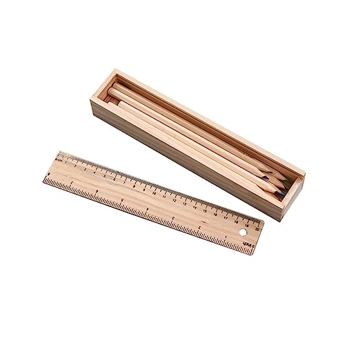 TEHAUX 2satz Holz Stiftebox Für Junge Mädchen Tragbarer Und Einfacher Schreibwaren Organizer Aus Holz Für Schule Und Alltag Mit Großem Stauraum Für Bleistifte Und Mehr von TEHAUX