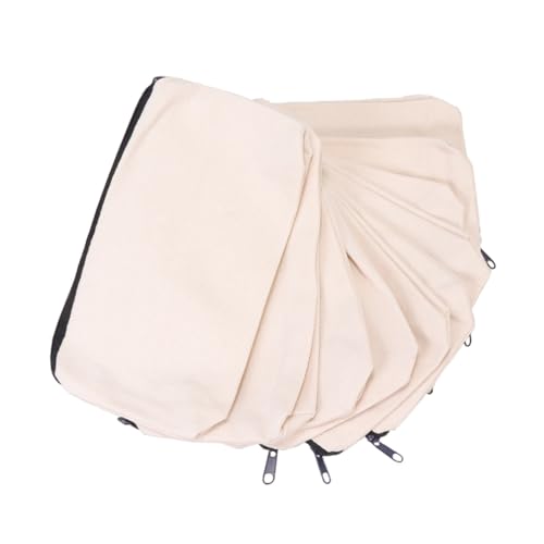 TEHAUX 20 Stück Federmäppchen Schreibwarentasche Leicht Tragbar Aus Segeltuch Mit Reißverschluss Make-up-Tasche Für Schule Reisen Zufällige Auswahl von TEHAUX