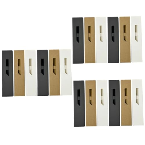 TEHAUX 18stücke Teiliges Stifthalter Papier Design Mit Sichtfenster Für Füllfederhalter Und Kugelschreiber Für Büro Zuhause Und Unterwegs von TEHAUX