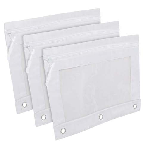 TEHAUX 3stücke Binder-polyesterbeutel Ordner-stifthalter Ordner-reißverschlussbeutel von TEHAUX