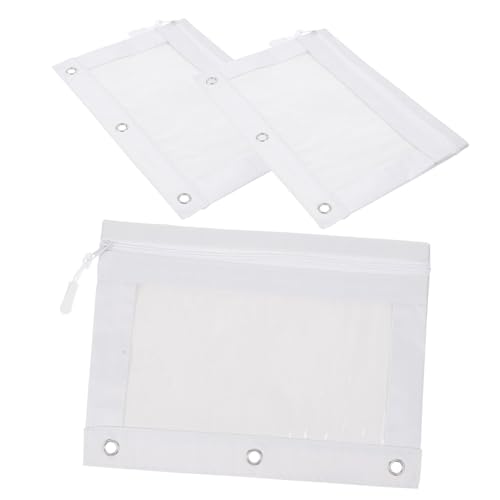 TEHAUX Bleistifttasche Für 3 Ordner Ordnertaschen Reißverschlusstasche Bleistiftetui Box Polyester-Aktentasche Blindertaschen von TEHAUX