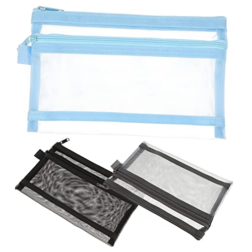 TEHAUX 3stücke Tragbare Stifttasche Multifunktions-stifttasche Stiftbehälter Schulstifttasche Praktische Schreibwarentasche Stiftaufbewahrungstasche Stiftorganizer Schreibwarenhalter von TEHAUX