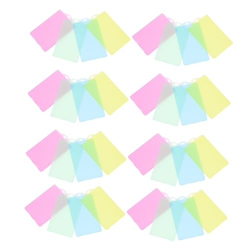 TEHAUX 40stücke Ausweishalter Kartenhülle Tragbar Ausweis Schutz Hülle Für Student Id Arbeitskarte Visitenkarte Klappbar Leicht von TEHAUX