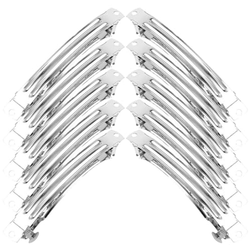 TEHAUX 50stücke Metallfederklammern Haarspangen Diy Material Zubehör Haar-styling-tools Accessoires Für Damen Frisuren Styling von TEHAUX