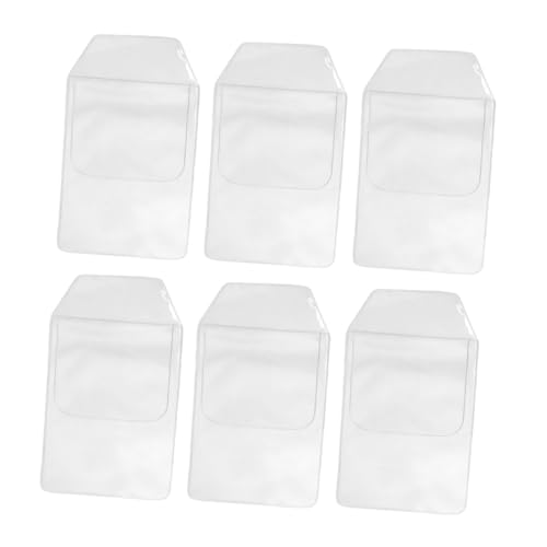 TEHAUX 6Stücke PVC Hemdtaschenschutz Transparenter Manteltaschen Organizer für Stifte Auslaufsichere Stifttaschen für Büro Schule und von TEHAUX