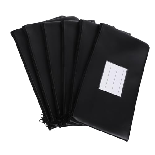 TEHAUX 6stücke Teiliges wasserdichte Geldbeutel Mit Reißverschluss Und Kartenfenster Für Bargeld Belege Und Dokumente Für Und von TEHAUX