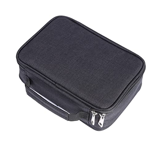 TEHAUX 72 Löcher Bleistiftkoffer Für Mädchen Und Jungen Schwarz Multifunktionales Federmäppchen Canvas Große Kapazität Für Schule Und Kunstbedarf von TEHAUX