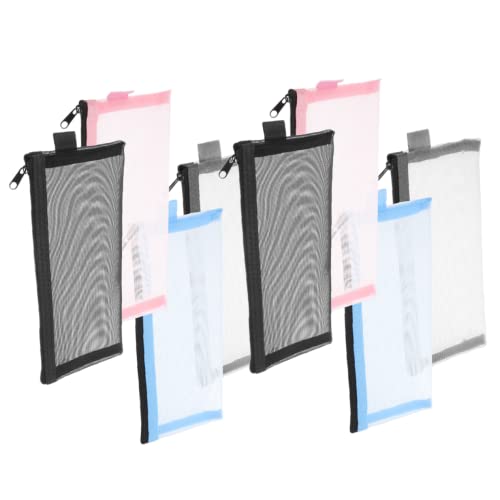 TEHAUX 8stücke Schreibwaren Bleistifttasche Stifte Tasche Große Stiftbehälter Multifunktions Stiftaufbewahrungstasche Mit Reißverschluss Für Schule Büro Und Reisen von TEHAUX