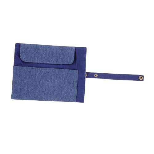 TEHAUX Canvas Pencil Bag Roll Up Federmäppchen mit Großem Fassungsvermögen Mehrfach Fixierbar Stiftschutz Geeignet für Buntstifte und Gelstifte Einfach zu Bedienen Tragbar für Schule und von TEHAUX