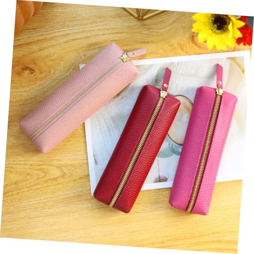 TEHAUX Federmäppchen mit Reißverschluss Leichter Stifteköcher und Kosmetiktasche Vielseitiger Organizer für Schüler Lehrer und Büro Kompakte Aufbewahrungstasche für Stifte und Make up von TEHAUX