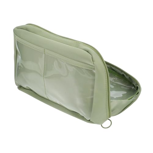 TEHAUX Federmäppchen Aus Canvas Mit Großem Fassungsvermögen Tragbare Stifttasche Mit Reißverschluss Schreibwaren-Organizer Für Schule Und Reisen Praktisch Und Vielseitig Einsetzbar von TEHAUX