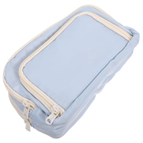 TEHAUX Großes Federmäppchen mit Fächern Reißverschluss Mäppchen für Schüler und Künstler Geräumiges Stifteetui für Kunstbedarf und Schulmaterial Leichtes Praktisches Organizer mäppchen von TEHAUX