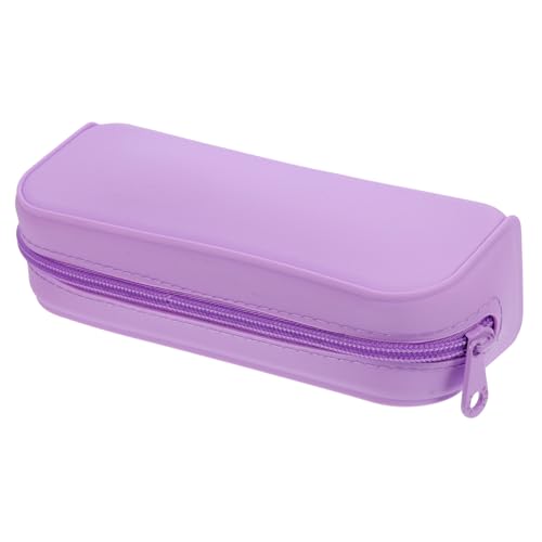 TEHAUX Großes Silikon Federmäppchen Weiches Verschleißfestes Stifteetui Tragbarer Organizer für Schule und Büro Dünnes Leichtes Mäppchen für Stifte Pinsel Notizen Geeignet für Studenten von TEHAUX