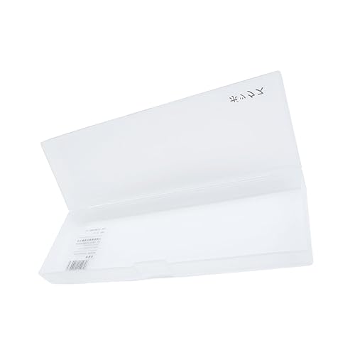 TEHAUX Transparente Schreibwarenbox Bleistift-aufbewahrungsbox Tragbare Aquarell-pigmentbox Für Stifte Bleistifte Pigmente Lineale Radiergummis Münzen Etc Platzsparend Und Praktisch Als von TEHAUX