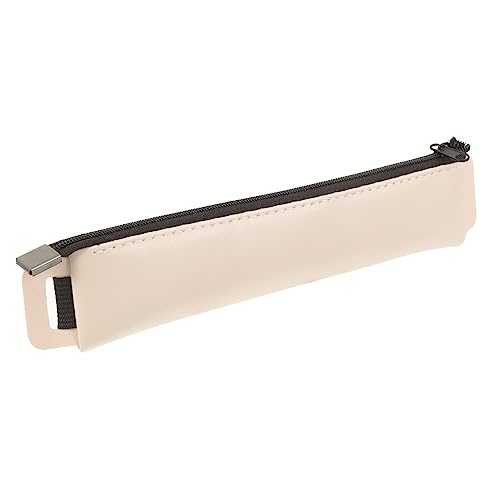 TEHAUX Kosmetik-Make-up-Tasche jugendlich Erwachsener Federmäppchen Kleiner stiftbeutel Bleistiftbeutel Stifte Füller Etui PU-Stifthalter Buchen Kosmetiktasche Veranstalter Gummiband Kind von TEHAUX