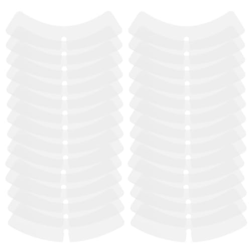 TEHAUX Kragenhalter Aus Kunststoff 100 Stück Hemdkrageneinsätze Kragenlaschen Hemdkragenhalter Für T-Shirt-Kragen Befestigungszubehör Weiß von TEHAUX