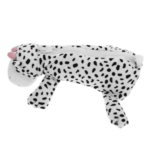 TEHAUX Kuh-federmäppchen Plüsch-stiftetasche Für Mädchen Federmäppchen Mit Großem Fassungsvermögen Und Reißverschluss Mit Tier-Design von TEHAUX