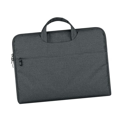 TEHAUX Laptoptasche Dunkelgrau Robuste Notebook hülle aus Strapazierfähigem Stoßabsorbierend und Kratzfest Kompatibel mit Macbook Air Praktische Business tasche für Herren und Damen von TEHAUX