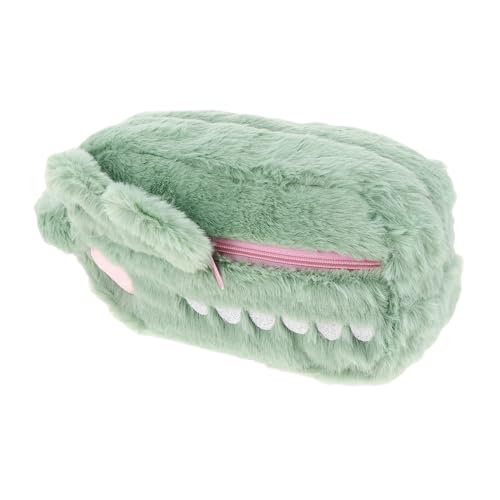 TEHAUX Plüsch Federmäppchen Federtasche mit Großem Stauraum Cartoon Tier Design für Schüler und Lehrer Schreibwaren Organizer Mäppchen für Schule Büro Reise von TEHAUX