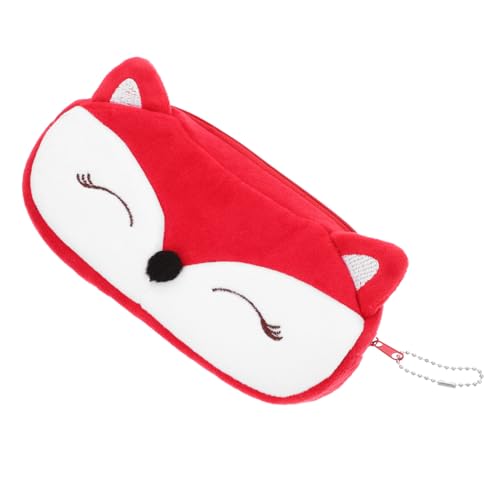 TEHAUX Lustiges Federmäppchen Mit Cartoon- Plüsch-federmäppchen Mit Reißverschluss Schreibwarentasche Für Kinder Für Schulbedarf von TEHAUX