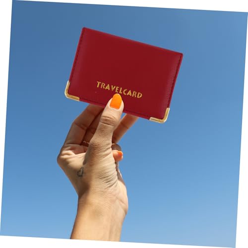 TEHAUX RFID Schutz Kartenetui aus PU Leder Schlanker Bankkartenhalter Praktische Ausweishülle für Reisen und Alltag Robust und handlich Geeignet für Geschäftsreise und Schule von TEHAUX