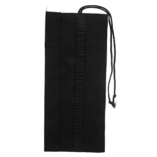 TEHAUX 36löcher Roll-up Stiftetui Canvas Slots Für Buntstifte Großer Für Kunstbedarf Tragbare Stiftrolle Für Zeichner Und Schüler Schwarz von TEHAUX