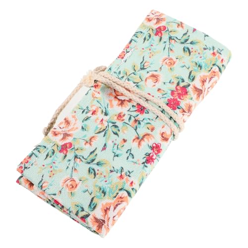 TEHAUX Bleistift-roll-up-Organizer Aus Leinwand Stiftetasche Mit Großem Fassungsvermögen Praktisch Für Stifte Und Schreibwaren Leicht von TEHAUX