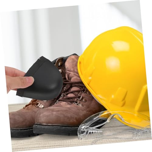 TEHAUX Schutzstiefel mit Stahlkappe und Zehenschutzkappe Atmungsaktiv Durchtrittsicher Stoßfest Arbeitsschutzschuhe für Baustelle und Industrie von TEHAUX