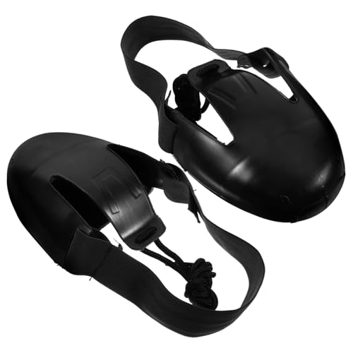 TEHAUX Sicherheitsüberschuhe mit Stahlkappe rutschfeste Verschleißfeste Arbeitsschutz Schuhüberzüge Stoßfeste Zehenschutz Überschuhe für Herren Damen Vielseitig Einsetzbar von TEHAUX