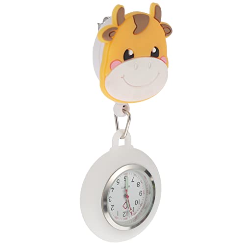 TEHAUX 1stück Cartoon Taschenuhr Mit Haken Einziehbare Und Skalierbare Pflegeuhr Für Und Sichere Designuhr Mit Großem Ziffernblatt Für Medizinischen von TEHAUX