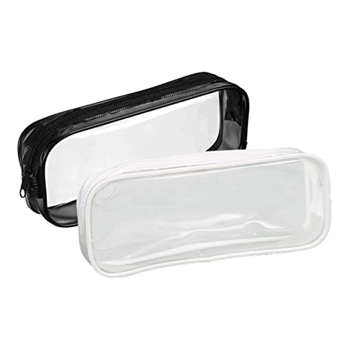 TEHAUX Tragbare Große Schreibwarentasche Make-up-etui Mit Reißverschluss 2-teiliges Set von TEHAUX