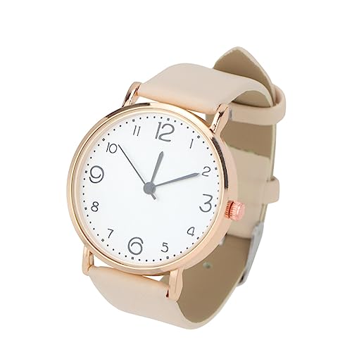 TEHAUX Uhr Für Damen Modische Armbanduhren Armbanduhr Pu-Leder Quarzuhr Für Mädchen Damen Geschenk Für Sie von TEHAUX