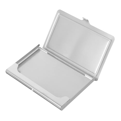 TEHAUX Visitenkartenetui Aus Metall Inhaber Fall Kartenhalter Damen Schlank Klein Geschäft Wärmeübertragungskartenetui Leeres Kartenetui Behälter Für Sublimationskarten Rostfreier Stahl von TEHAUX