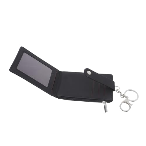 TEHAUX Wasserdichter Pu-kartenhalter Mit Schlüsselanhänger-geldbörse Für Ausweise, Arbeitskarten, Busfahrkarten, Autoschlüsselhalter-hülle, Kartenschutzhülle Für Den Geschäftlichen Und von TEHAUX