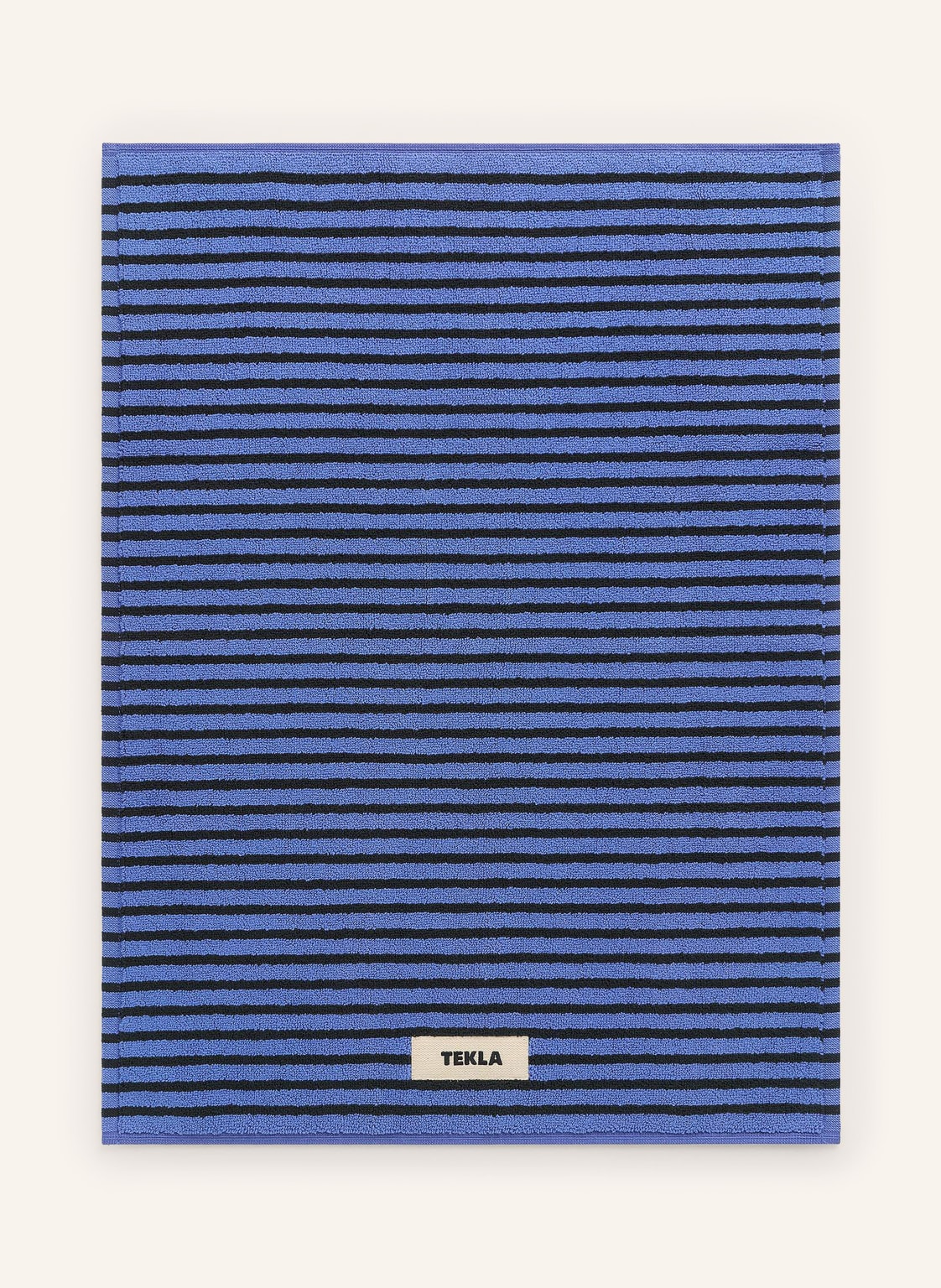 Tekla Badematte schwarz von TEKLA