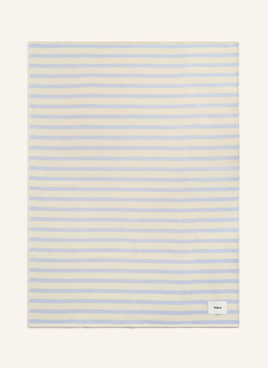 Tekla Plaid blau von TEKLA