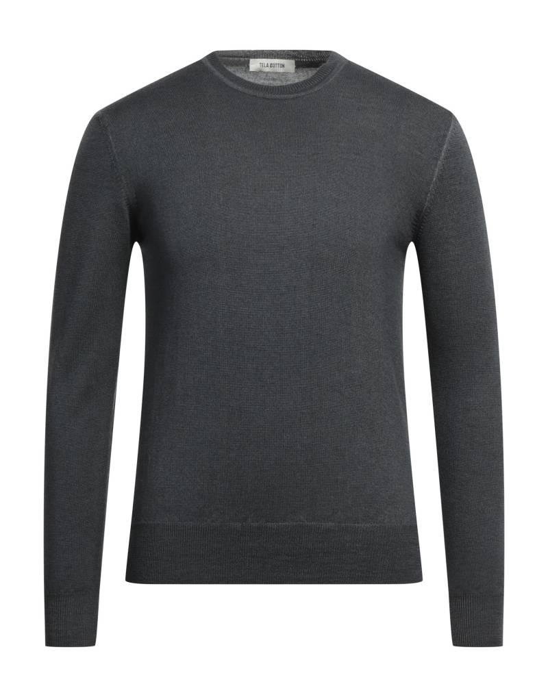 TELA COTTON Pullover Herren Braungrau von TELA COTTON