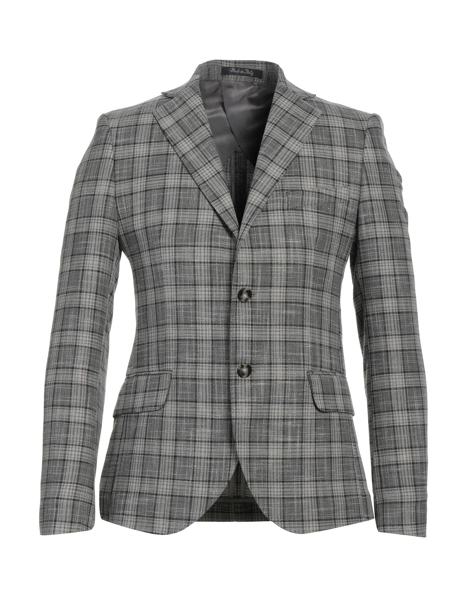 TELA-N° Blazer Herren Grau von TELA-N°