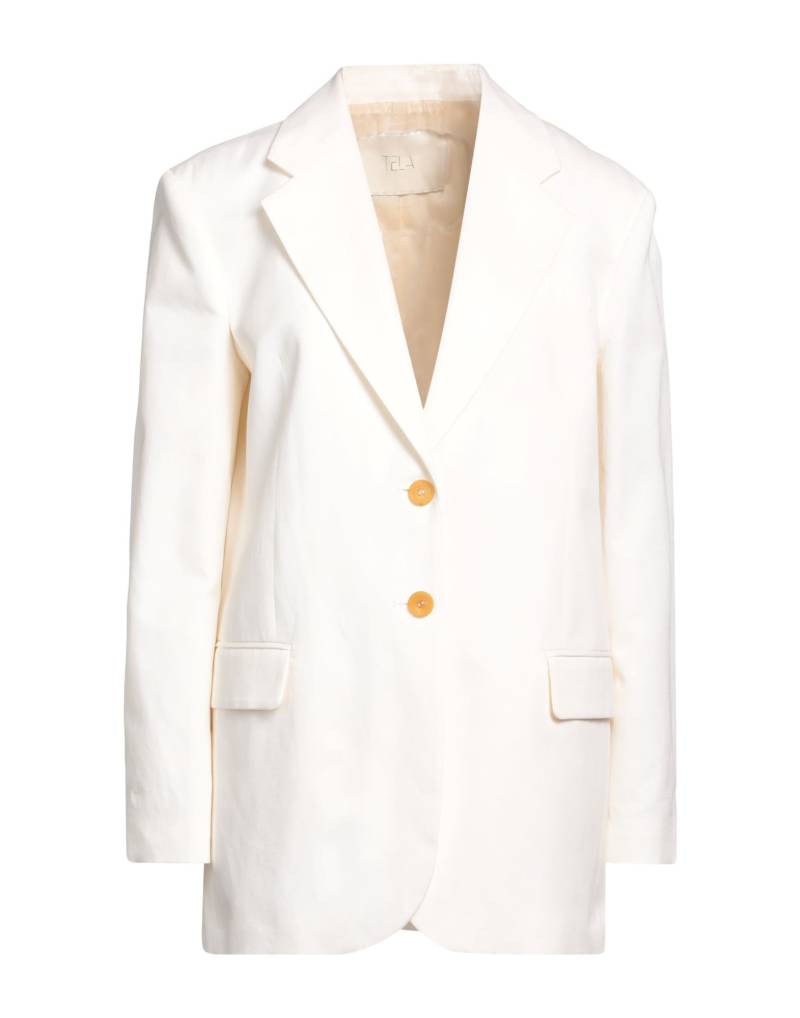 TELA Blazer Damen Cremeweiß von TELA