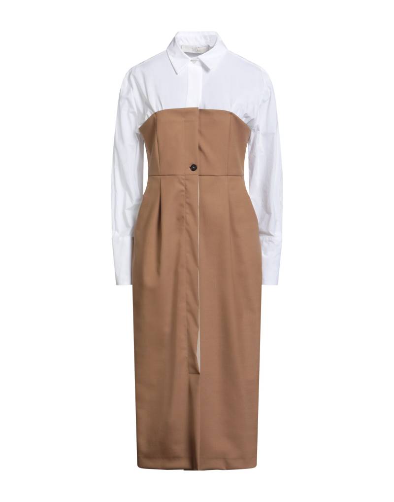 TELA Midi-kleid Damen Kamel von TELA