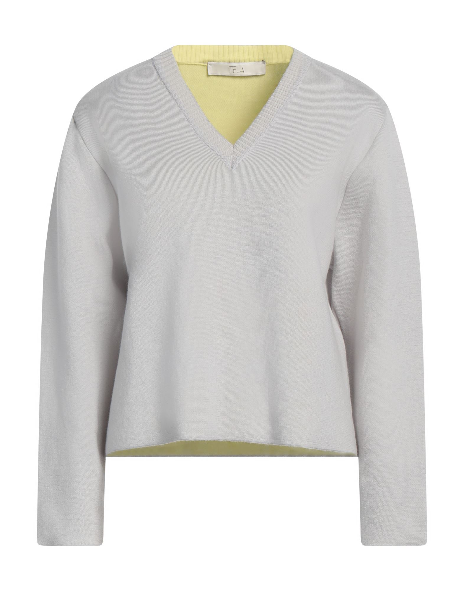 TELA Pullover Damen Hellgrau TELA Pullover Damen Hellgrau von TELA