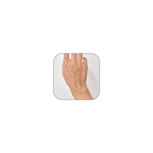 TELAIN Handkette Armband Damen Gold, Elegantes Und Vielseitiges Armreif Aus Hochwertigem Material, Nicht Anlaufend, Perfekte Geschenkidee Für Jeden Anlass TELAIN Handkette Armband Damen Gold, Elegantes Und Vielseitiges Armreif Aus Hochwertigem Material, Nicht Anlaufend, Perfekte Geschenkidee Für Jeden Anlass von TELAIN