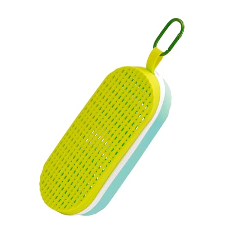 TELAIN Tragbares Brillenetui für Kinder, Hartschalenetui für Sonnenbrillen in Fröhlichem Grün, Robustes Brillenetui für Unterwegs, Perfekt für Schwimmbrillen und Sonnenbrillen von TELAIN