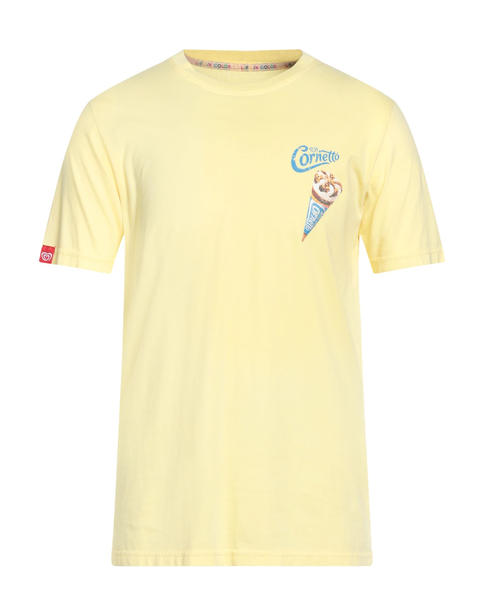 TEMATICO T-shirts Herren Gelb von TEMATICO