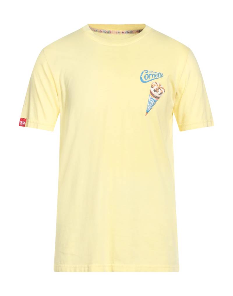 TEMATICO T-shirts Herren Gelb von TEMATICO