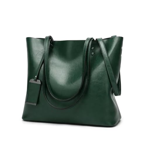 Bag Simple Double Strap Handbag Shoulder Bags For Women All-Purpose Shopping Tote(Green) von TEMKIN