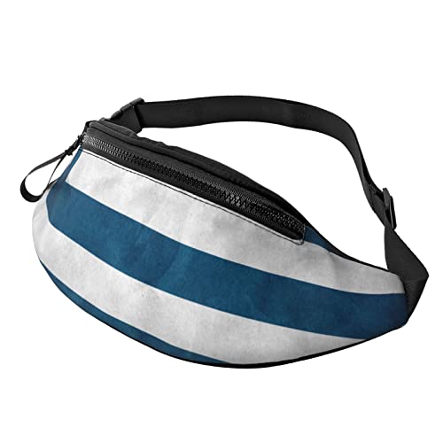 Griechische Flagge, Umhängetasche für Damen und Herren, verstellbar, modisch, Sport-Brusttasche, Schwarz, Einheitsgröße, Schwarz , Einheitsgröße von TEMKIN