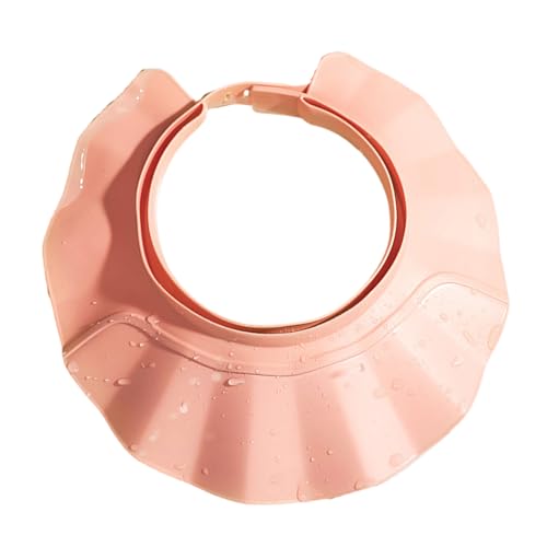 Baby Safe Shampoo Dusche Baden Geschützt Weiche Duschhaube Hut Waschen Haare Schild Für Kinder Macht Das Bad Mehr Spaß Wasserdichter Shampoo-Hut von TEMOOUES